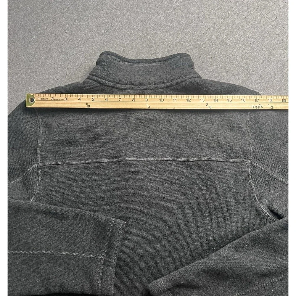 The North Face Jacket Men's L Gray Gordon Lyons 1/4 Zip Pullover Outdoor Hiking
